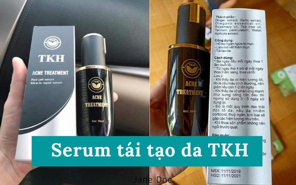 serum tái tạo da TKH và những công dụng tuyệt vời