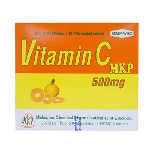 Vitamin C MKP 500mg giá bao nhiêu? Tác dụng và cách dùng