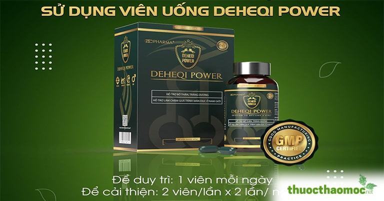 Deheqi Power - Viên uống tăng cường sinh lý nam Pk Pharma