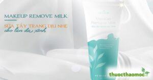 Da sạch sâu với sữa tẩy trang dịu nhẹ Makup Remove Milk